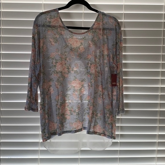 No Boundaries floral shirt size XL - Picture 1 of 5